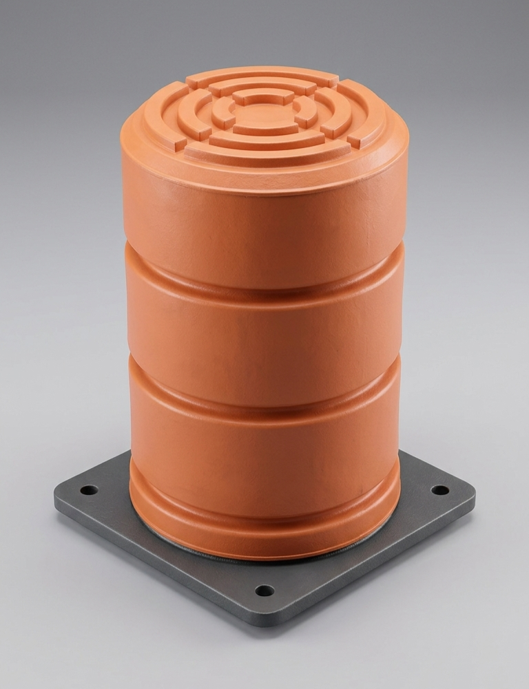 Rubber Damper Stacker untuk perusahaan Listrik